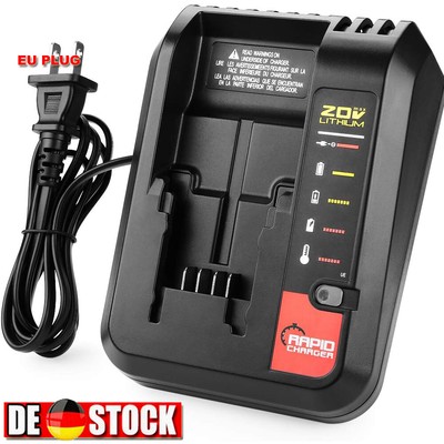 20V Schnell-Ladegerät PCC692L C4052BD für Porter Cable Für BLACK+DECKER Akku