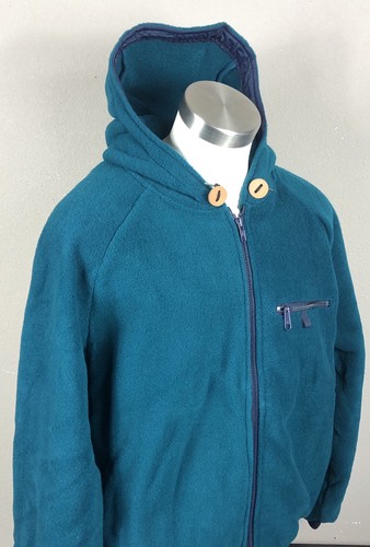 Vintage 90’s LL Bean Zip Up Men's Teal Sweater Made In USA Size XL - Picture 3 of 12