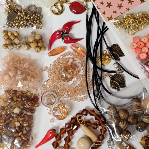 Jewelry Making, Crystal, Glass Beads Lot, Findings Bulk Lampwork - Picture 8 of 10