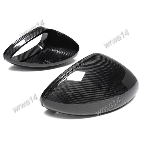 Cubiertas de espejo retrovisor de puerta de fibra de carbono seco para Porsche 718 982 Boxster Spyder 2019-2025 - Imagen 8 de 12