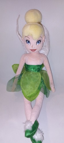 Disney Store Tinkerbell Peter Pan Soft Stuffed Toys Plushies Fairy Doll - Picture 3 of 7