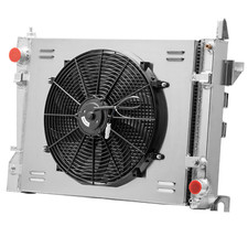3-row Radiator Shroud Fan For 2002-2004 Dodge Ram 1500 2500 3500 3.7/4.7/5.7l Mt