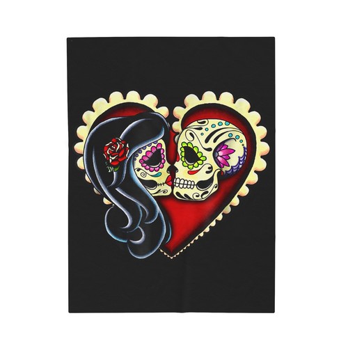 Dia De Los Muertos Calavera de Azúcar Día de los Muertos Halloween Regalo Pana Manta - Imagen 6 de 13
