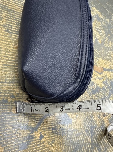 American Airlines Shinola First Class Amenity Kit Navy Blue Empty - Picture 5 of 9