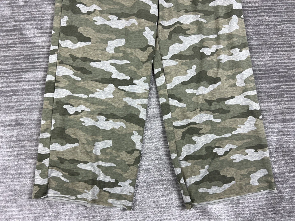 Pantalones CATO Mujer 18/20W Verde Camuflaje Camuflaje Bolsillos Salón Pijama PJ Foto 3 de 4