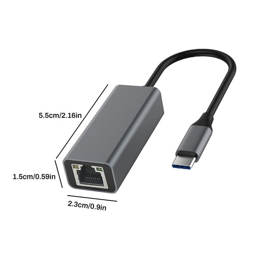 USB-C 3.1 Gigabit Ethernet LAN RJ45 1000Mbps Network Adapter for PC Mac Android - Picture 13 of 13