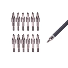 Archery Screw in Field Points Arrow Shafts 8.8mm Practice Tips 125 Grain Hunting