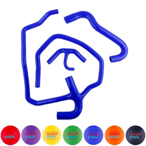 Kits de mangueras de silicona 1.1 deportivas para manguitos de agua Fiat Cinquecento 500 azules - Imagen 3 de 11