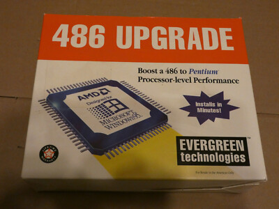 Evergreen Technologies 486 Upgrade to AMD 586 (1998) - Open Box