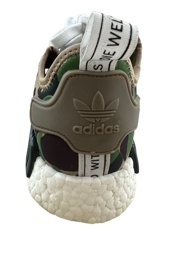 Adidas BA7326 NMD R1 Bape Bathing Ape Nomad Runner Green Camo Army ( 9 ) - Picture 7 of 13
