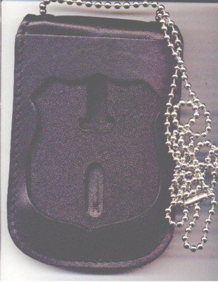 NYS EMT Officer Style Badge & ID Card Neck Holder (Badge & ID Card Not Included)