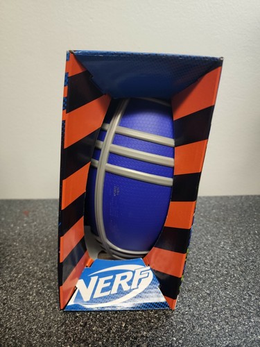 Nerf Weather Blitz All Weather Blue and Gray Football NEW IN BOX Free Shipping - Picture 2 of 6