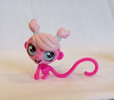 LPS Littlest Pet Shop - Bright Pink Girl Monkey, Minka Mark