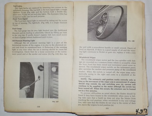 Clymer Volkswagen Owners Handbook of Repair & Maint. 1967 & Earlier 9th Edition - Picture 9 of 10