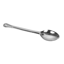 Thunder Group SLSBA211 13" Stainless Steel Solid Flat Handle Basting Spoon