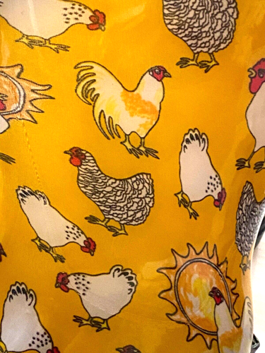 New Women's Sloggers Chicken Rain Boots Size 7 Roosters So Cute School 009-023 - Picture 10 of 20