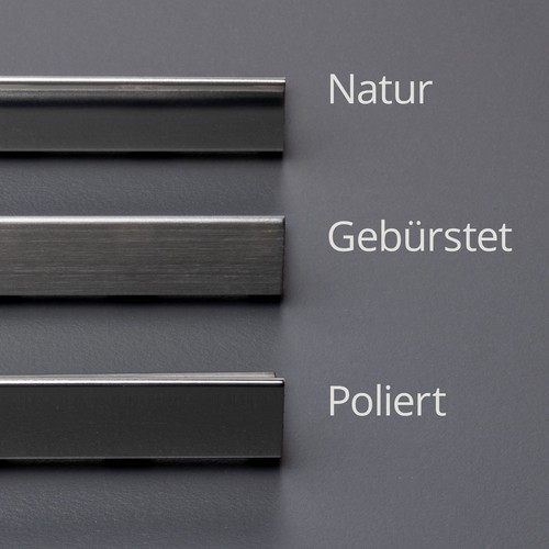 Fliesenschiene Winkelprofil L-Profil L-Schiene Edelstahl V2A gebürstet 7 Höhen - Bild 4 von 4