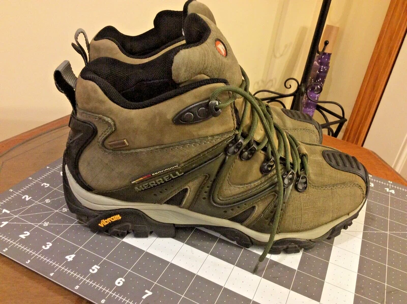 merrell continuum vibram hiking trail shoes boots