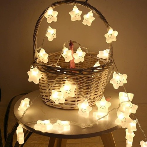 Star String Lights ,3M 20 LED Warm White Fairy Lamp USB Type powered Indoor - Picture 7 of 8