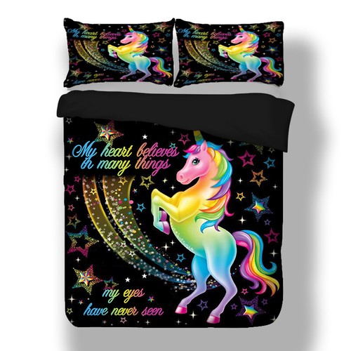 Soft Quilt Duvet Cover Set with Pillowcases Bedding Set Single Double King Size - Picture 69 of 165