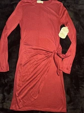 Altar’d State Burgundy Tatia Dress Size M NWT