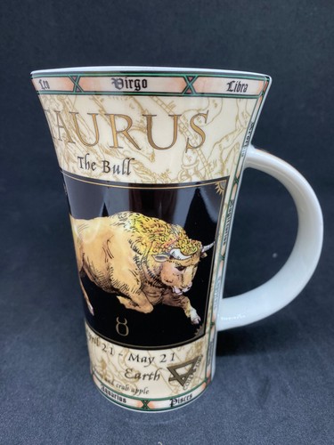 NEW DUNOON Stoneware TAURUS ZODIAC SIGN Glencoe Shape MUG~JACK DADD