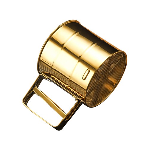 Handheld Flour Sifter Rotary Flour Sifter Baking Flour Shaker Hand Flour Squeeze - Picture 7 of 12