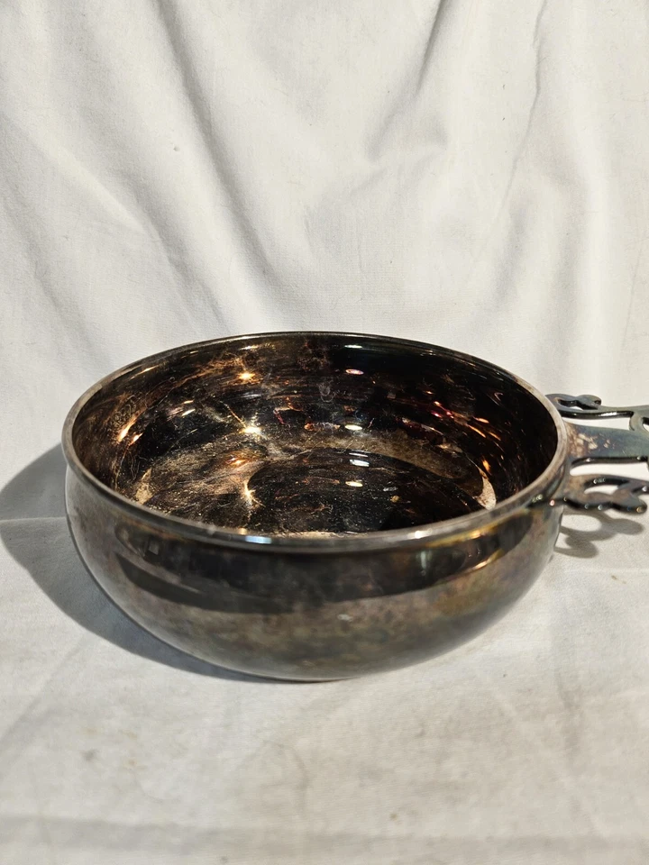 Tigela pequena Rogers Lunt Bowlen Silverplate Porringer P6 C-252 🔥 - Imagem 2 de 4