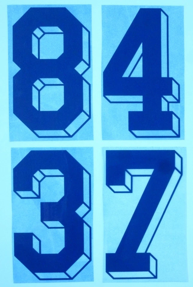 Flock Nummer number número away Trikot jersey shirt Italia Italy Italien 1982