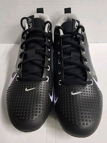 Nike Alpha Menace 4 Varsity Football Cleats Men’s Size 9 Black FN0027-001 - 第 5/9 張圖片