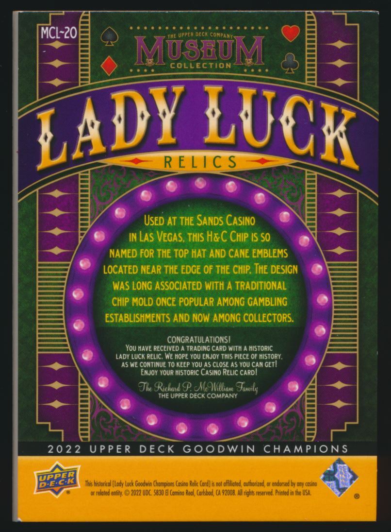 Goodwin Champions Lady Luck Relic カジノコイン Goodwin Champions Lady Luck Relic カジノコイン - メルカリ