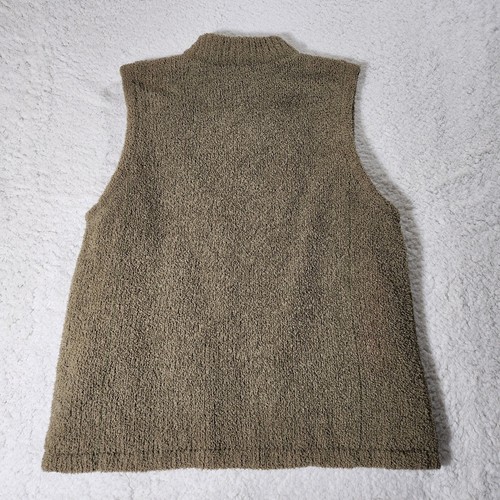 Colorado Clothing Vest Womens XL Green Sherpa Pockets Granola Girl Hiking Cabin - Picture 3 of 7