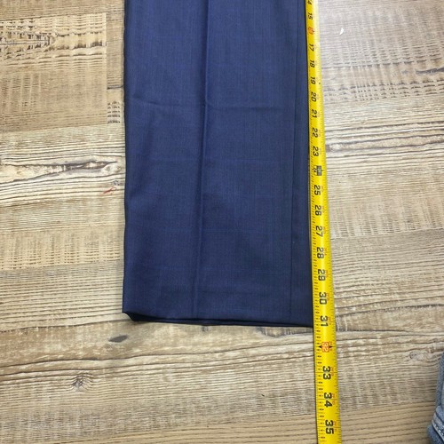 Lauren Ralph Lauren Black Label Dress Pants Mens 42 Navy Blue Wool Slacks Preppy - Picture 8 of 8