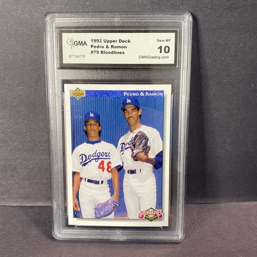 Pedro Ramon Martinez Dodgers #79 1992 Upper Deck Baseball GMA 10 BB132 - Picture 2 of 7