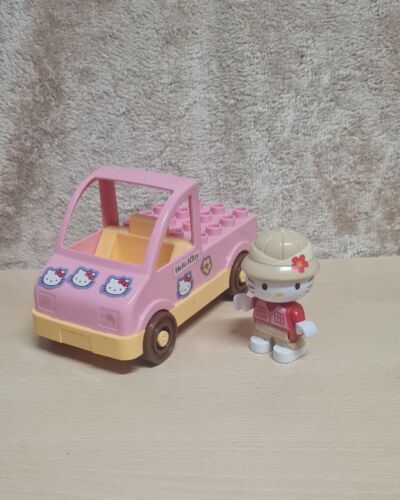 Lego Duplo "Hello Kitty" kompartibel Transporter mit Kastenaufsatz Kitty Figur - Bild 8 von 8