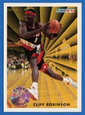 1993-94 Fleer Basketball Award Winner #232 Cliff Robinson Portland Trail Blazers