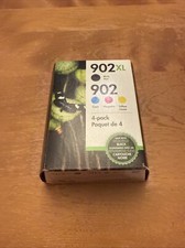 New HP 902XL / 902 4-pack Yellow Magenta Cyan & Black Ink Cartridges Exp 10/2020