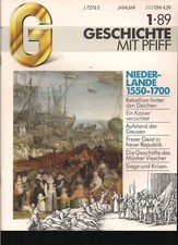 G Geschichte mit Pfiff Zeitschrift/  1-1989 / Niederlande 1550-1700