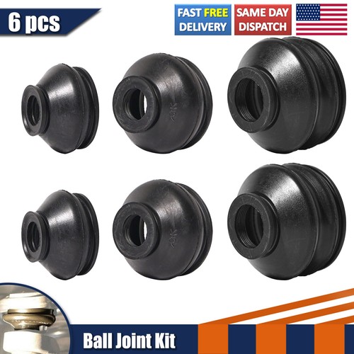Kit de 6 piezas de rótulas multipack cubierta de bota antipolvo varillas de amarre de pista extremos - universal