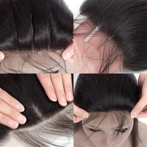 Peluca ondulada corporal de encaje 13x4 13x6 frontal solo 4X4 5X5 6X6 cierre frontal cabello humano - Imagen 6 de 7