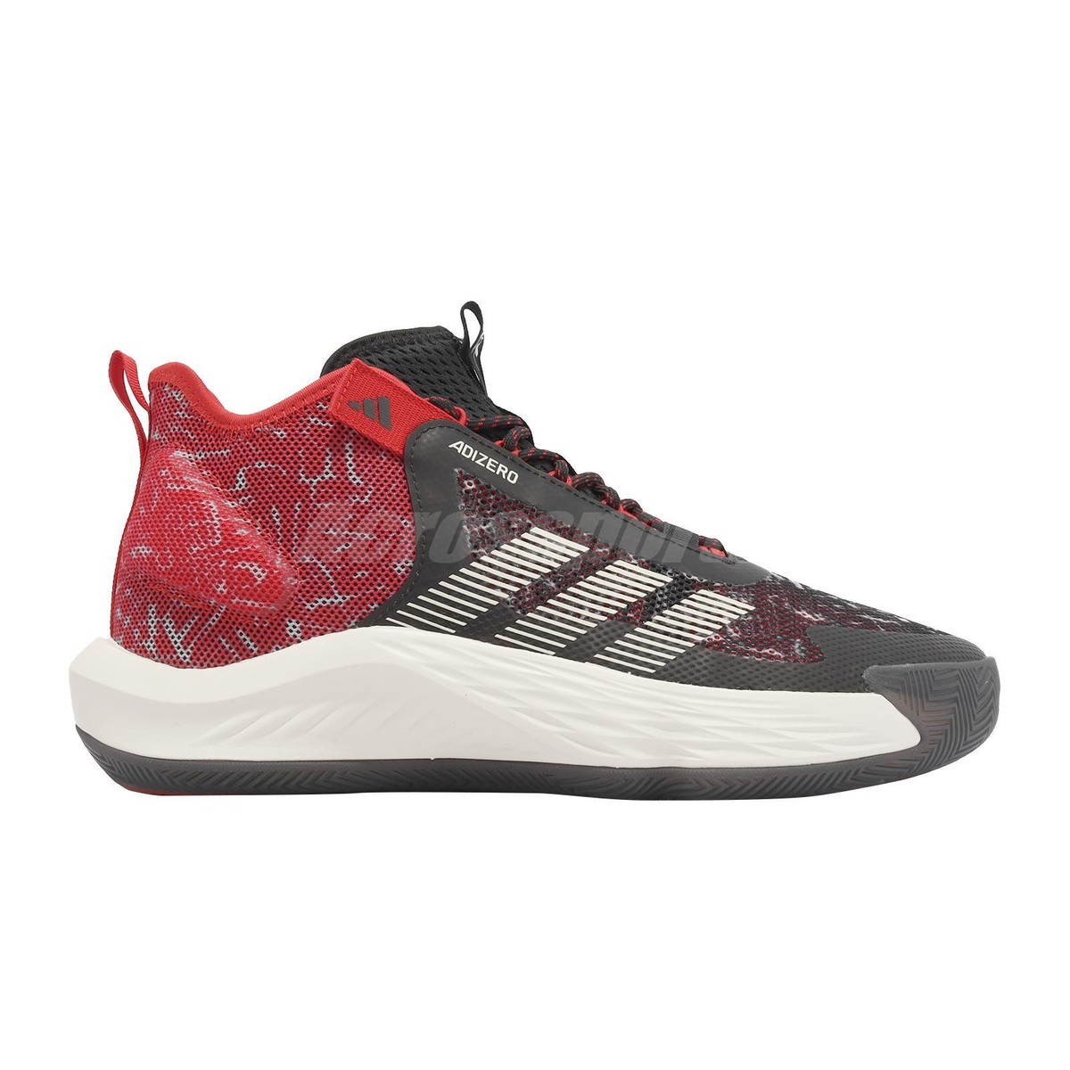 adidas Adizero Select Black Scarlet White Men Basketball Shoes Sneakers IF2164