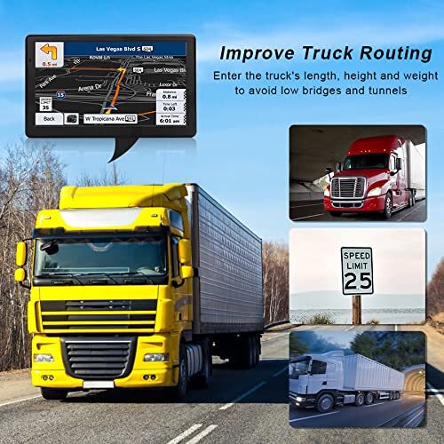 GPS Navigation für LKW, Wohnmobil und Auto Touchscreen ein kommerzieller 7" LKW GPS - Bild 6 von 6