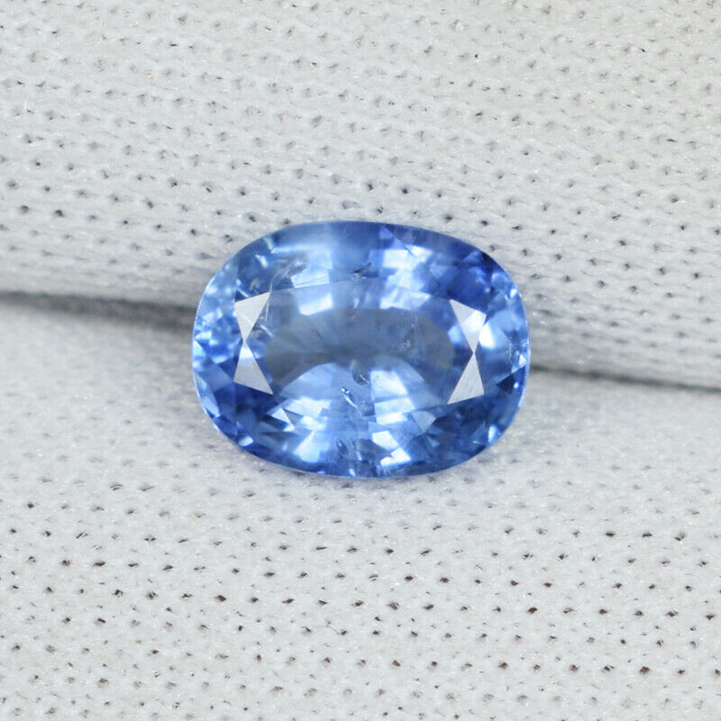 0.98 ct SUPERB - LIGHT BLUE SRILANKA NATURAL BLUE SAPPHIRE Oval See vdo 4542 /YB Super specjalna cena