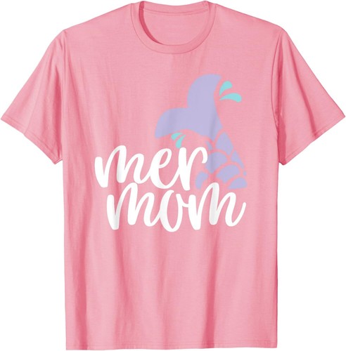 Mermaid Mom T Shirt For Women - Mer Mom T-Shirt Hoodie - Picture 15 of 16