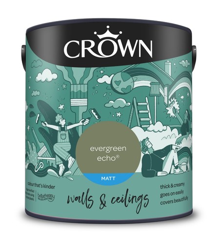 Crown Emulsion Paint Matt or Silk 2.5L–5L All Colours - Picture 25 of 541