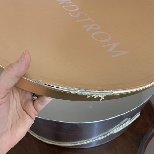 Vtg Nordstrom Hat Box LARGE 18” Round - Picture 5 of 9