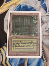 Bayou MTG Unlimited Rare Land Moderately Played x1 GG7