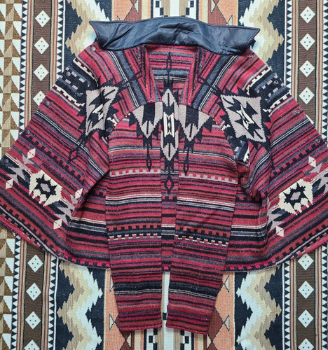 Double RL RRL Ralph Lauren Wool Blend Jacquard Western Workshirt Jacket Cardigan - Picture 7 of 10