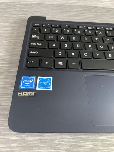 ASUS EeeBook X205T Blue HDMI Intel Celeron Laptop Keyboard Base - For Parts - Picture 2 of 8