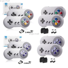 Wireless Super Nintendo SNES System Gamepad Replacement Controller/USB For PC